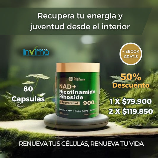 Nicotinamide + Resveratrol - Rejuvenece tu vida